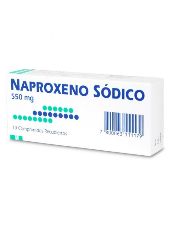 NAPROXENO 550 mg X 10 COMP