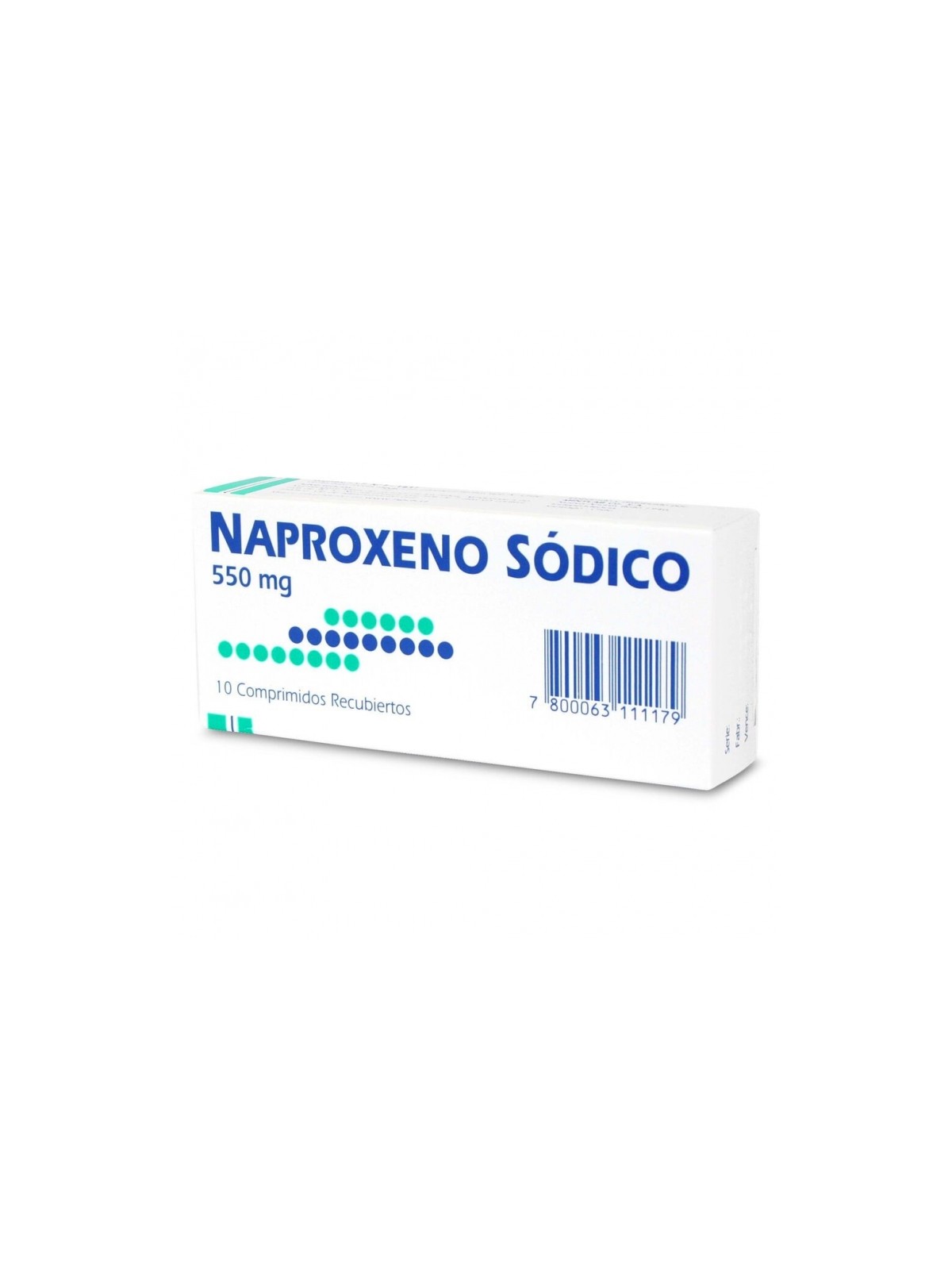 NAPROXENO 550 mg X 10 COMP