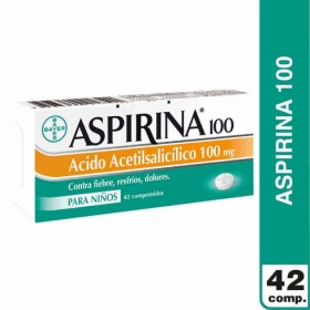 ASPIRINA PED 100mg X42COM.