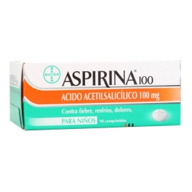 ASPIRINA PED 100mg X 98 COM