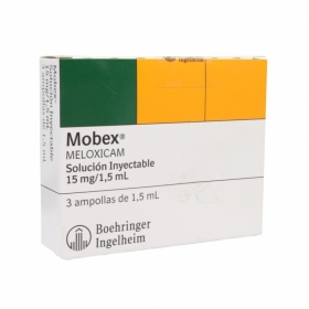 MOBEX 15mg/1,5 ML X 3 AMPOLLAS