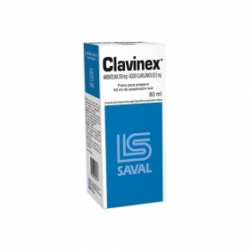 CLAVINEX 250-62,5MG/60 ML...