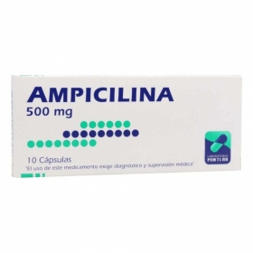 AMPICILINA 500mg X10CAP