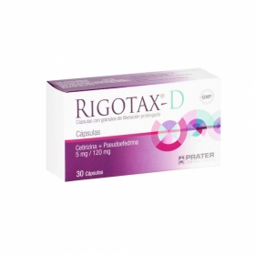RIGOTAX-D 5mg/120mg X 30CAP