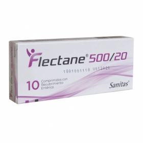 FLECTANE 500/20mg X 10COM