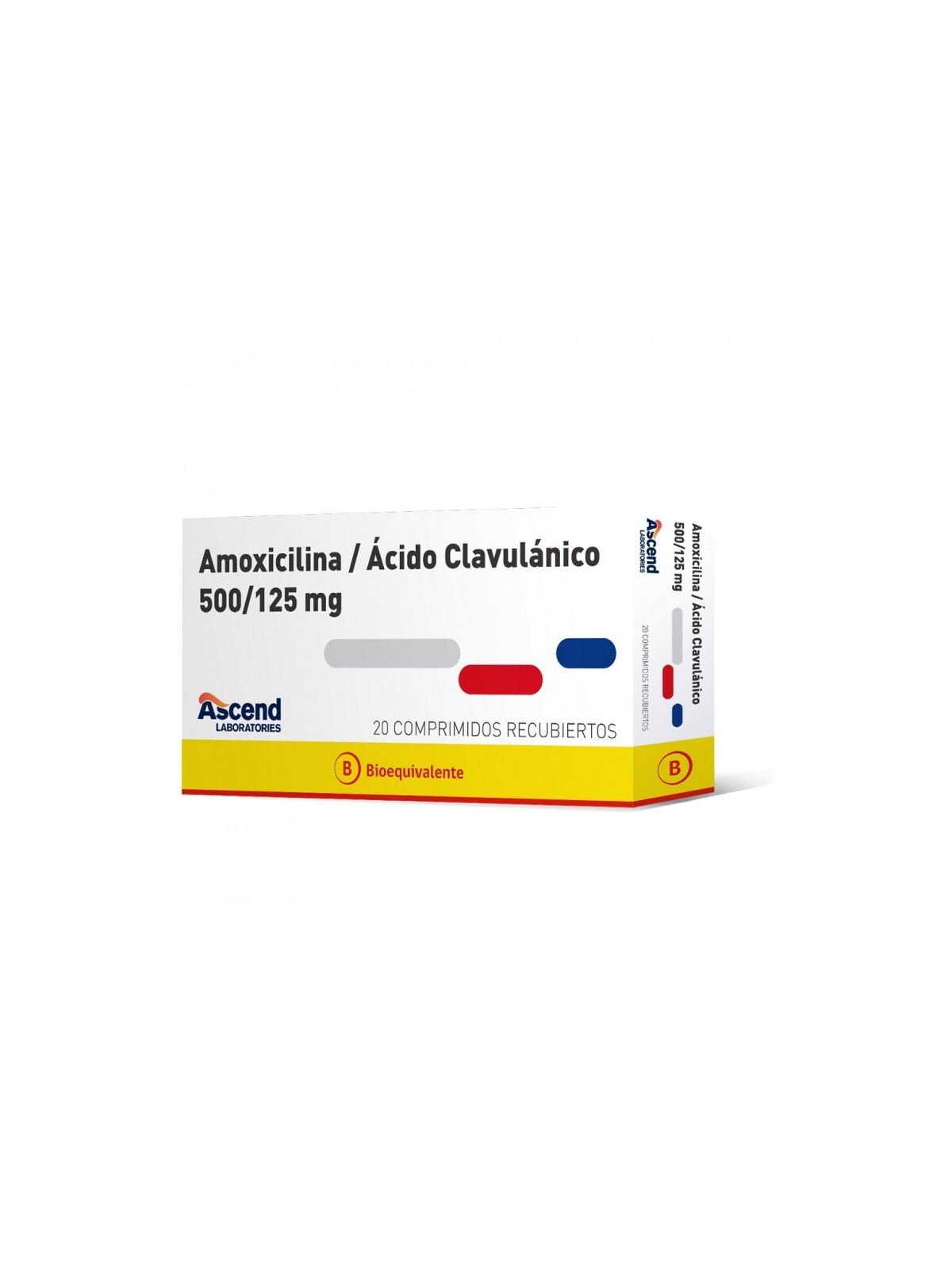 AMOXICILINA/CLAVUL 500/125 X 20 ASCEND